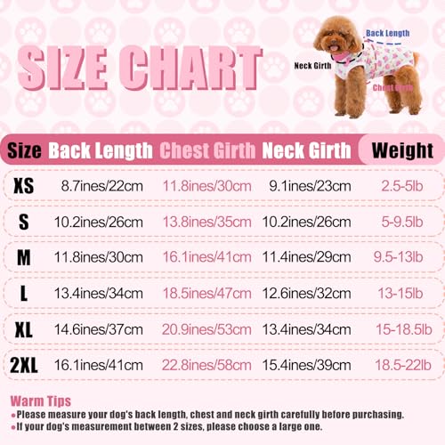 Image of FEimaX Dog Surgery Recovery Suit Female and Male Spay with Pee Hole, Pet Body Suits for Puppy After Spayed, Neuter Surgical Onesie for Small and Medium Dogs Cats, Alternative Bandages E-Collar & Cone