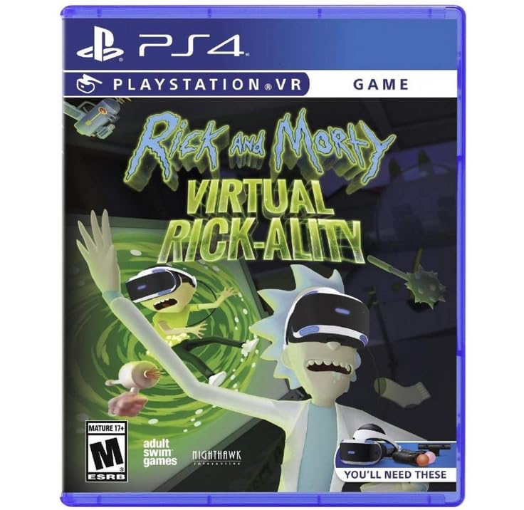 Rick and Morty: Virtual Rick-Ality (PSVR) - For Playstation 4 (Renewed)