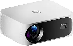 Basike Projetor Portátil Android, 1200 ANSI, 4K 1080P Full HD Compatível Android 12, 14000 Lumens 5G WIFI 6 BT 5.0, Auto Correção Trapezoidal, Foco Automático, para Casa, Escritório e Aula