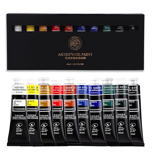 rubens Oil Paint Set 10 Colors, 40ml
