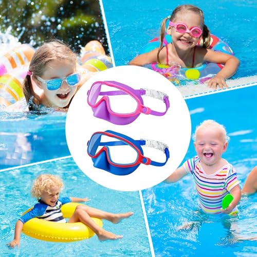Juego de buceo para niños con equipo acuático con visión clara de 15 cm 3