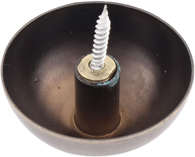 5pcs 46mm Quality Parts Diameter Metal Semicircle Glass Mirror Screw Nail Decoration Model:27as112qo755