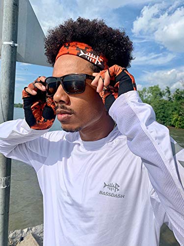 Image of BASSDASH UPF 50+ UV Sun Protection Neck Gaiter Fishing Mask Hunting Kayaking Hiking Cycling Ski Sports