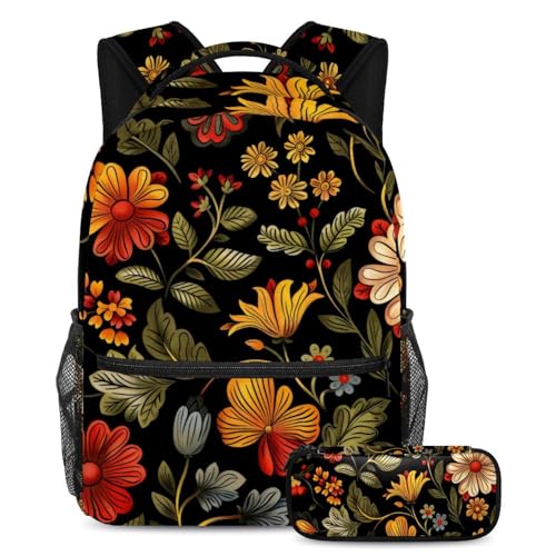 Sac d'école pour garçons filles grand volume avec trousse