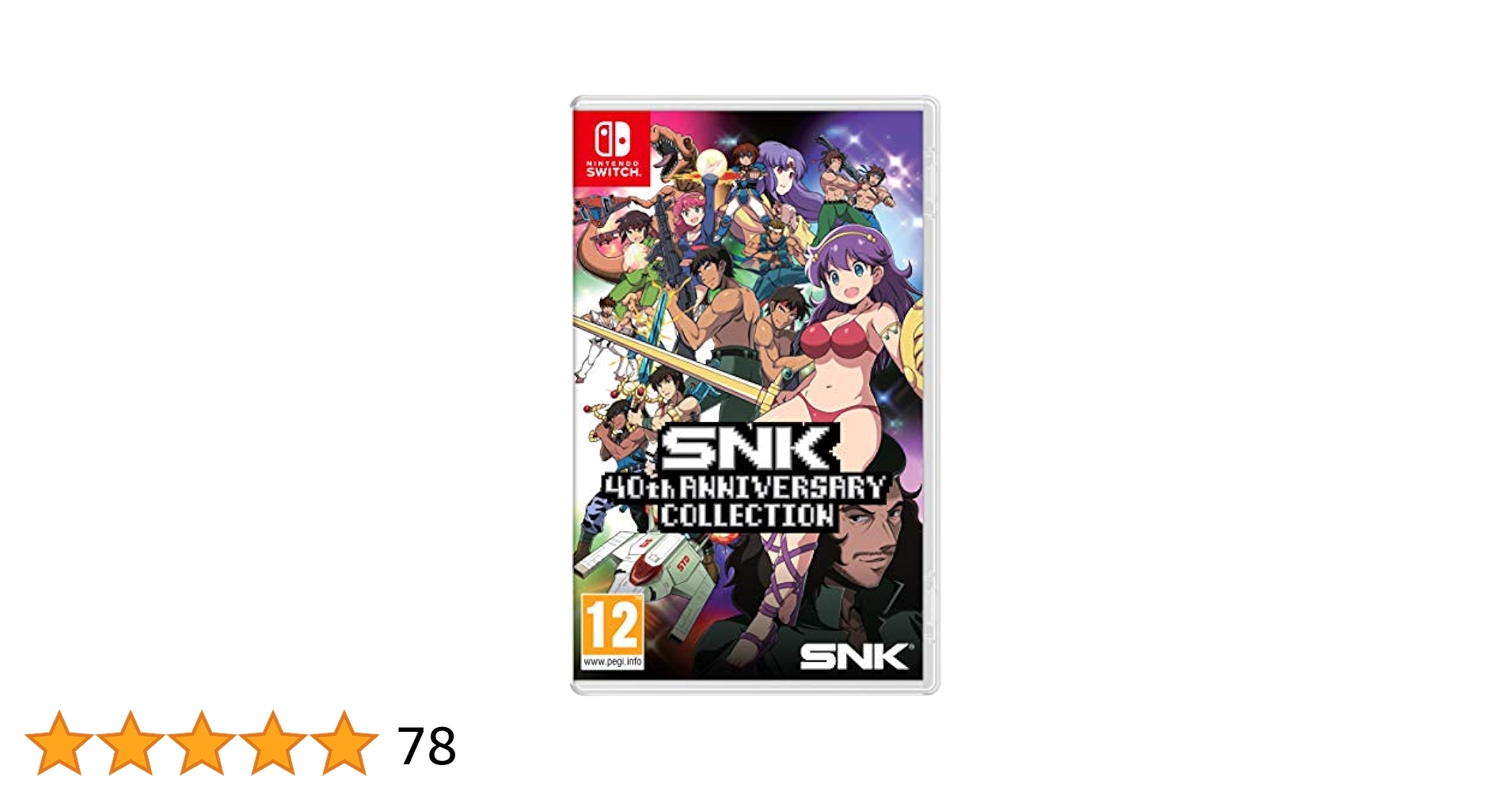 新品　SNK 40th anniversary collection 限定品 Amazon.co.jp: SNK 40th Anniversary Collection (Nintendo
