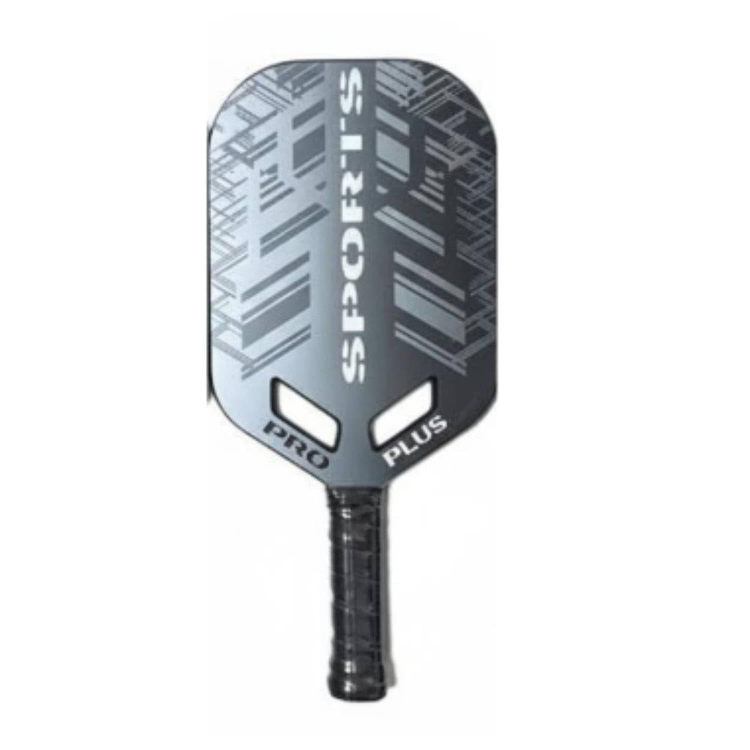 Single-Piece Hot-Press Construction Pickleball Paddle High Rotation Carbon Fiber Pickleball Paddle Comfort PU Grip for Advanced Players, Tournament Play, Competitive Matches, Grey-image-2