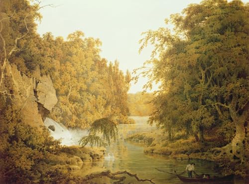 Tableaux Peinture sur Toile Dovedale Wright of Derby Décoration Chambre 60x90cm