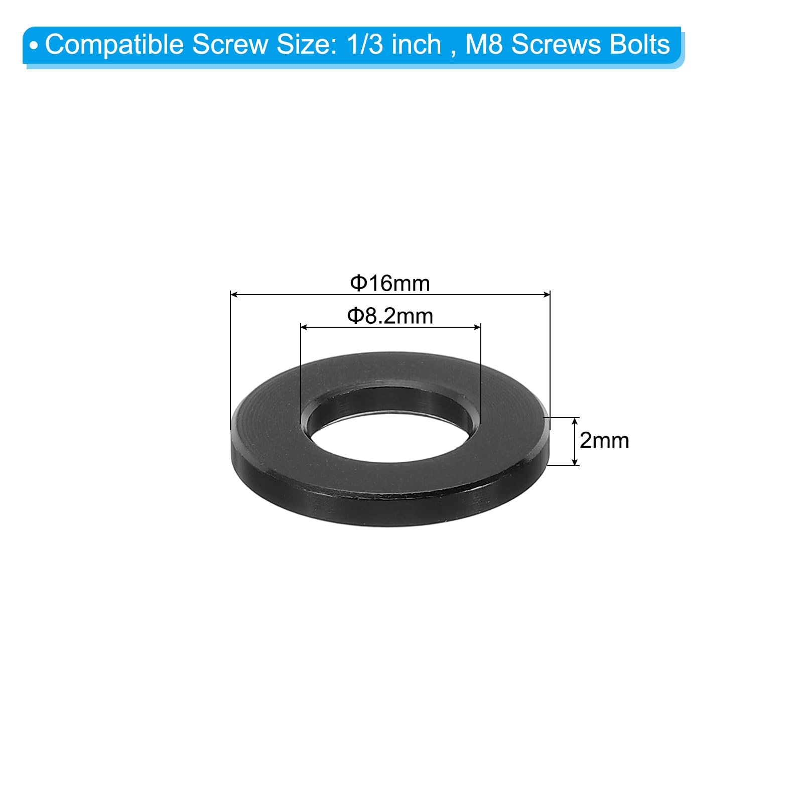 PATIKIL M8 Aluminum Spacer - Image 2