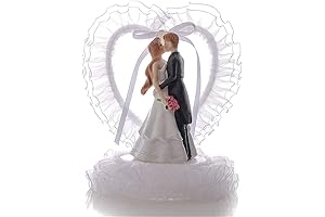 5.5inch Wedding Cake Toppers for Bride and Groom Figures