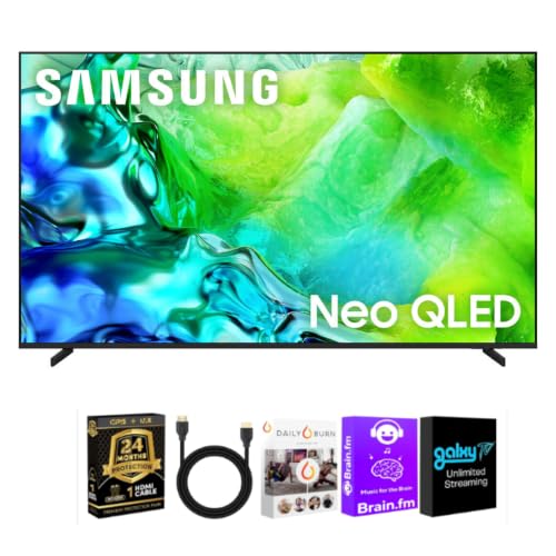 Samsung 100" QN80H Neo QLED 4K TV Bundle with HDMI Cable & CPS