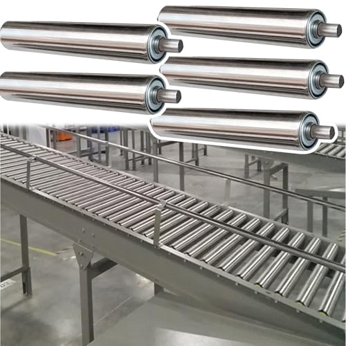 5 Pcs Stainless Steel Conveyor Roller 2.4