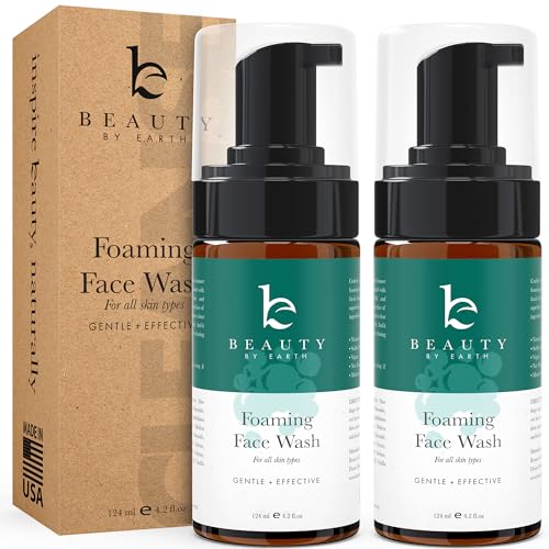 Foaming Face Wash – Cleanser Made w/Natural
