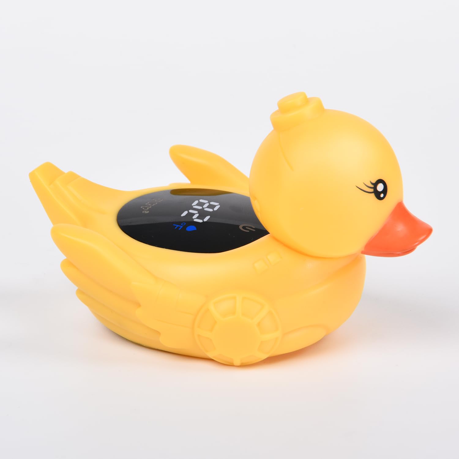 TKY Termometro da bagno per bambini con giocattoli galleggianti, monitor digitale della temperatura dell'acqua e della temperatura ambiente, termometro ricaricabile con avvisi per gli elementi