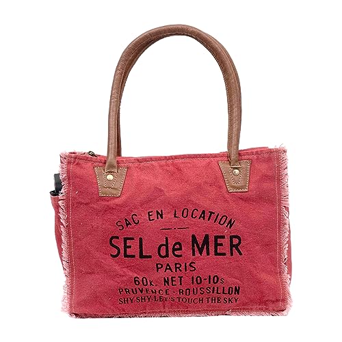 Shy Shy Bags Sel De Mer Upcycled Canvas Hand Bag