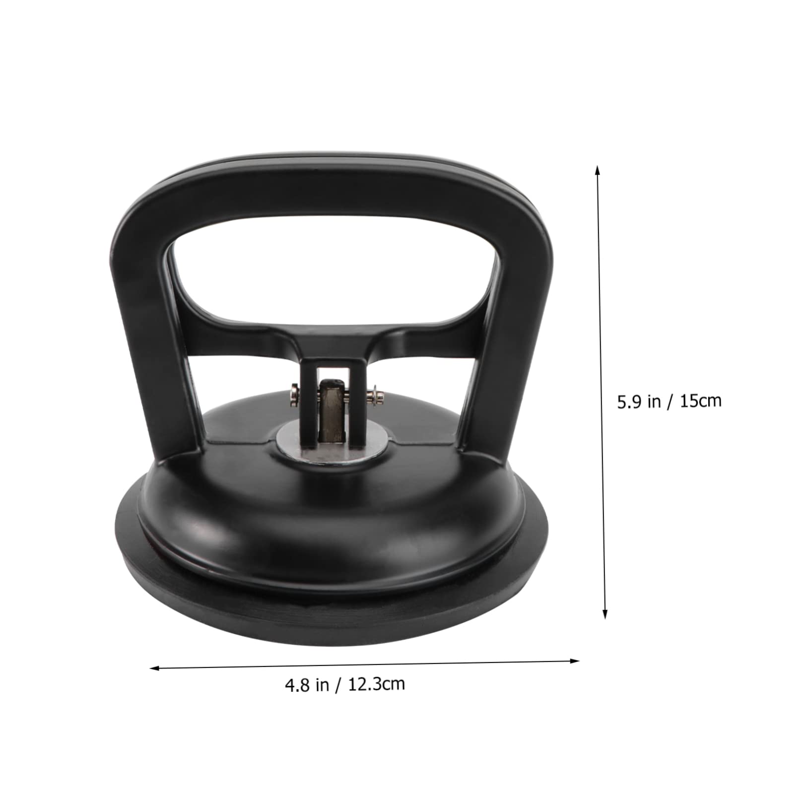 MUCKLILY 1pc Glass Suction Cup Aluminum Window Regulator Single Suction Cup Heavy Duty Suction Cups Suction Cups Heavy Duty Glass Carrying Tool Tile Lifter Vacuum Suction Cup Rubber Black