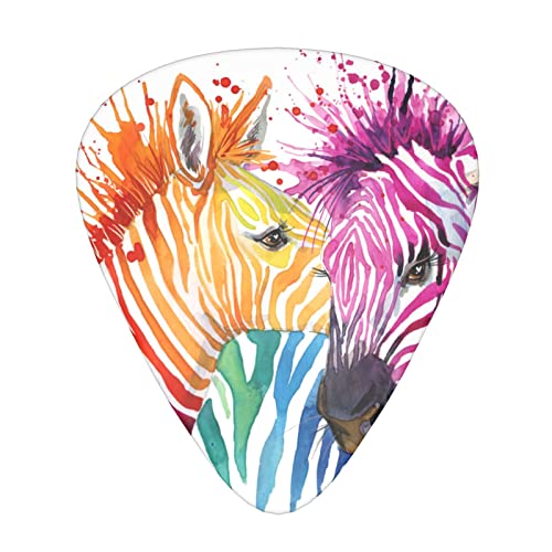 Ensemble de 12 médiators de guitare zèbre colorés mignons pour guitare acoustique, guitare électrique, contrebasse… - Les Beatles, Paul McCartney, John Lennon, RIngo Starr, George Harrison Ensemble de 12 médiators de guitare zèbre colorés mignons pour guitare acoustique, guitare électrique, contrebasse…