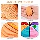 NiToy 1 kg Sand, trocknet nie aus, lustig für Kinder ab 3 Jahren, Nachfüllpackung für sensorisches Sandkasten-Spielzeug, ideal zum Formen, Drücken und Formen (Orange)