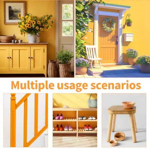 NHQZ 1 Laminat Reparaturset(10 Stäbchen), Holzwachs Reparatur Wachsstäbchen, Weiß Grau Schwarz Parkett Reparaturset, Holz Hartwachs Reparaturset,Holzspachtel,Parkettkleber(Holzfarbserie,C)