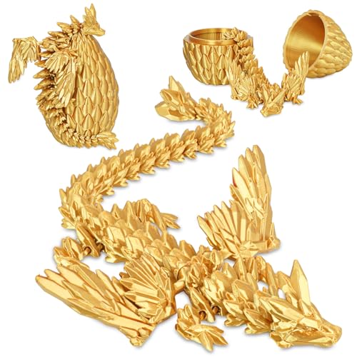 Balkwan Geflügelter Drache im Überraschungsei Lustiges Sammlerspielzeug Geschenk Kinder Erwachsene 3D Gedruckter Fantasiedrache ideal Weihnachten Ostern Geburtstage Feiertagsdeko
