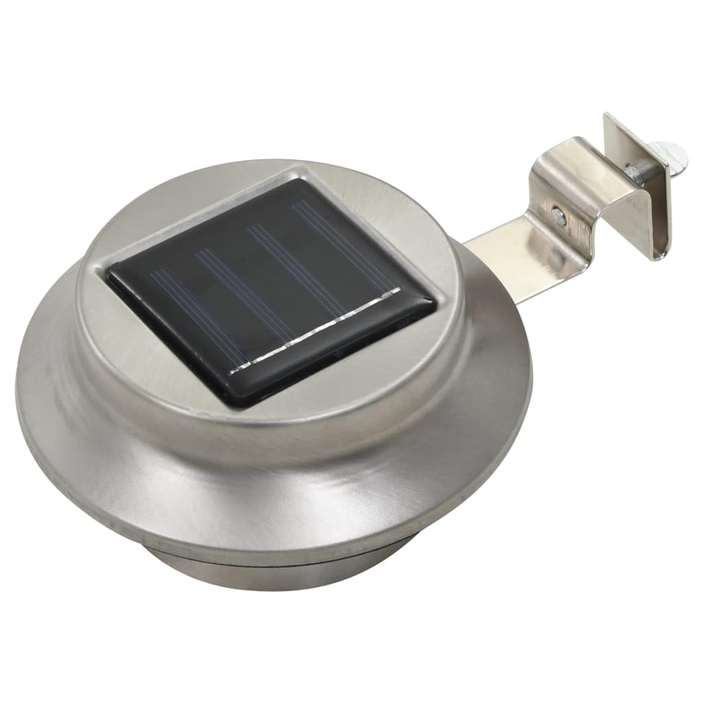 Genérico Lámparas solares de Exterior LED Redondas 6 uds 12 cm Blanco,Casa y jardín,Iluminación,Iluminación de exterior-44467