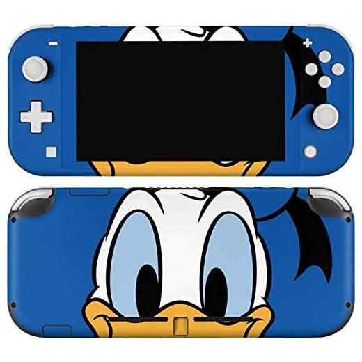 Skinit Decal Gaming Skin Compatible with Nintendo Switch Lite - Officially Licensed Disney Donald Duck Up Close Design