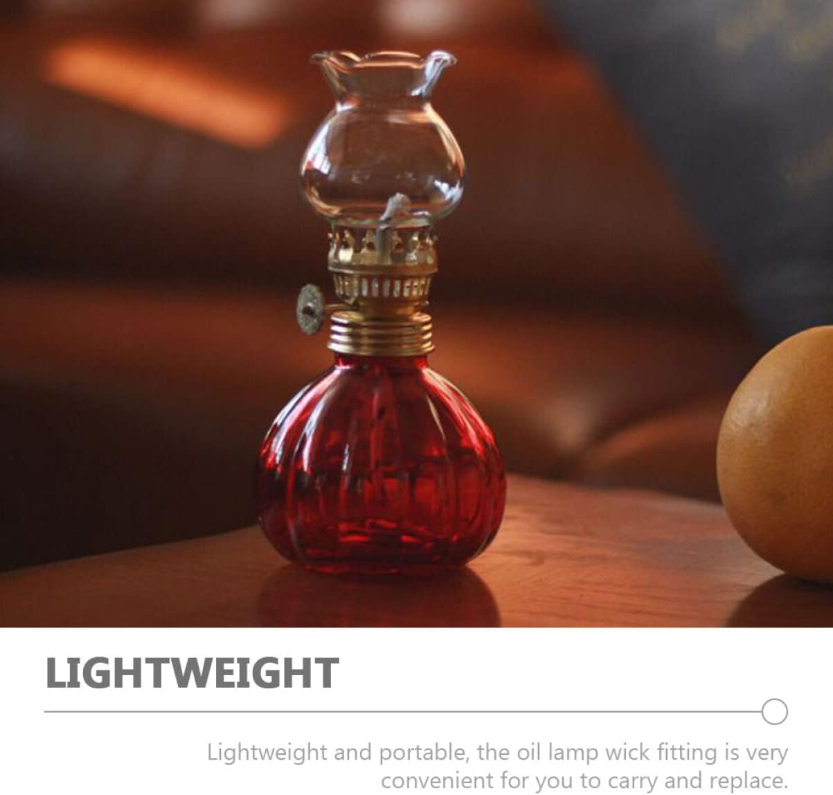 Levemolo 12pcs Kerosene Lamp Wick Holder Replacement Kit Vintage Lamp Base Parts Easy to Use Safe