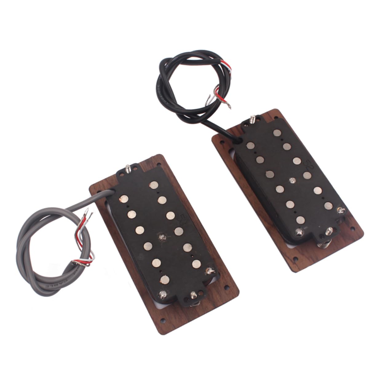 Pickup Humbucker per Chitarra Elettrica Corde Legno Rosa per Chitarra con Doppie Bobine per Tonalità e Bilanciamento