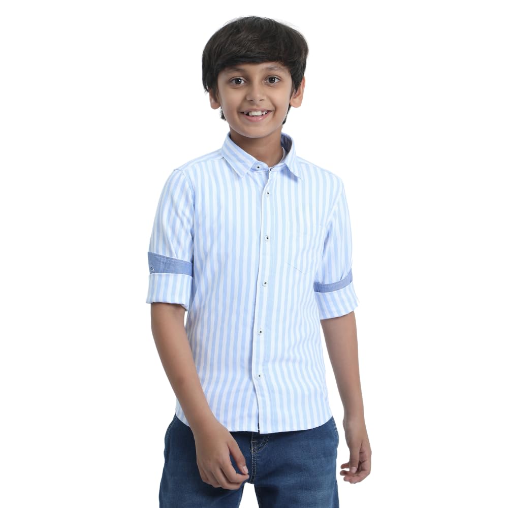 Rocket Science Boy's Regular-Fit Casual Cotton Oford Striped Shirt. - Review, Price and Buying Guide