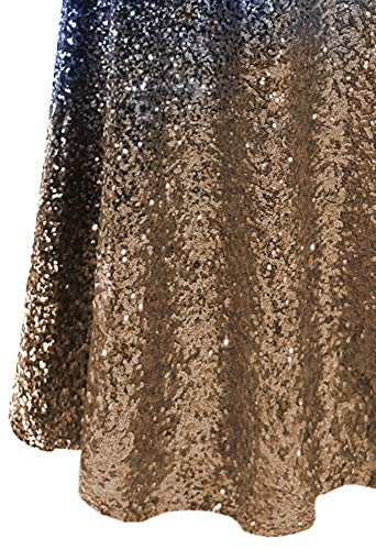 Angel-fashions Abito Lungo da Donna, Asimmetrico