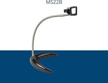 Dunwell Tech, Inc MS22B Flex-arm Desktop Stand (Black), ~16 Inch Height