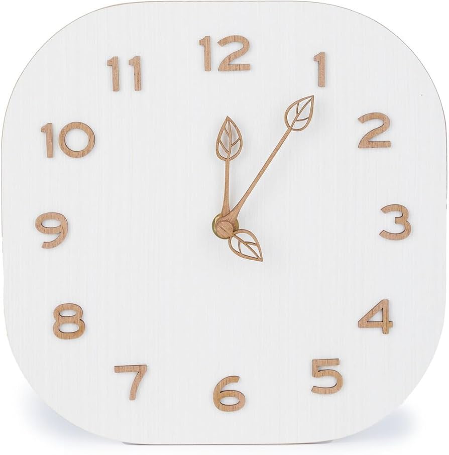 ボー・デコール 木の掛け時計 クルミ 無垢 ウォールクロック 北欧 ボー