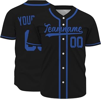 White Custom Baseball Jersey Blank Plain Baseball Button Down Shirt Jersey for Men Women Kids