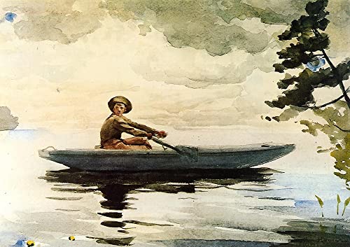 Lienzo il barcaiolo di Winslow Homer para decorar tu salón
