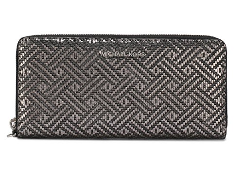 Michael Michael Kors Jet Set Travel Continental Wallet, Silver
