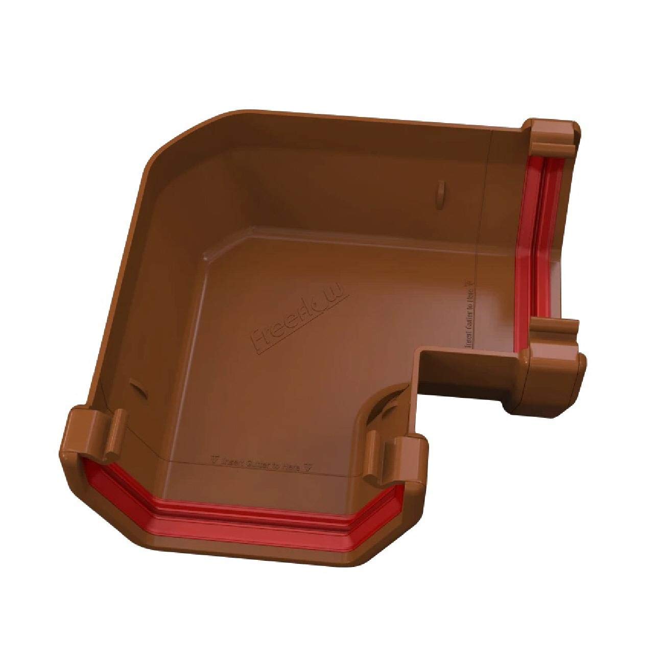 Freeflow Caramel Square Gutter 90 Degree Angle Joint, 114Mm Rain Water Systems