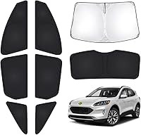 Vista 72 de T TGBROS Parasol para parabrisas de automóvil Toyota 4Runner 2010-2024, grueso, bloqueo UV y opaca, privacidad plegable, 8 piezas, accesorios