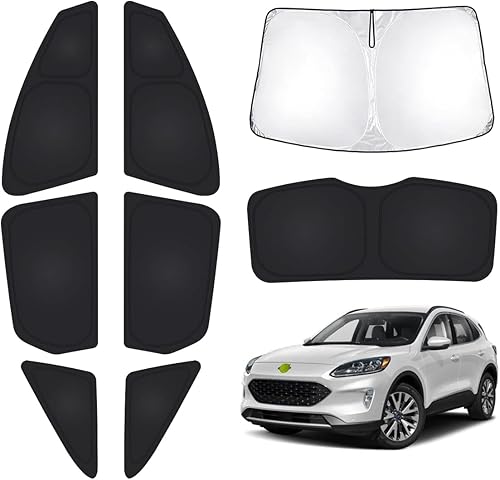 Miniatura 65 de T TGBROS Parasol para ventana de ajuste personalizado para Chevrolet Chevy Trailblazer 2021-2023 2024, accesorios para parabrisas y ventanas