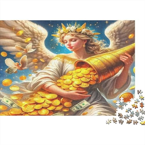 Puzzle de 1000 piezas de Ángel de la Fortuna para adultos que buscan relajación