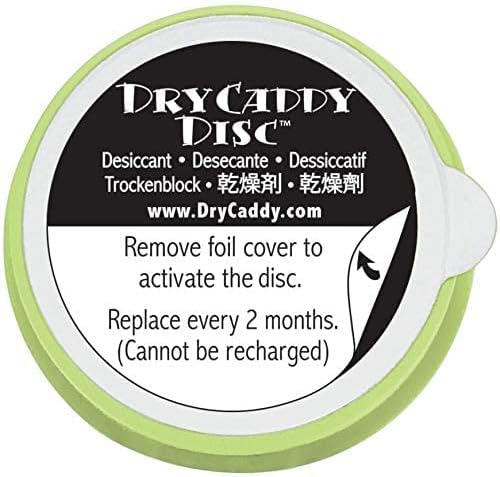 DryCaddy Disc - 6 Pack | Replacement Desiccant Refill Disc for DryCaddy from the makers of Dry & Store | Hearing Devices Dehumidifier