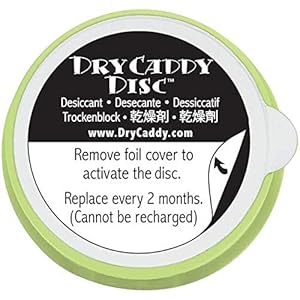 DryCaddy Disc - 6 Pack | Replacement Desiccant Refill Disc for DryCaddy from the makers of Dry & Store | Hearing Devices Dehumidifier DryCaddy Disc 6 Pack Replacement Desiccant Refill Disc for DryCaddy from the makers of Dry Store Hearing Devices Dehumidifier