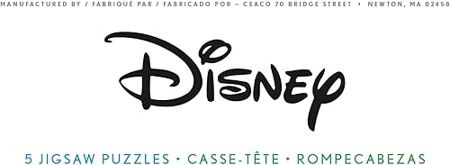 Miniatura 12 de Ceaco - Multipack 5 en 1 - Pósters de películas de Disney - Encanto, Moana, Luca, Soul & Raya y El Último Dragón - (2) 300 piezas, (2) 500 piezas,