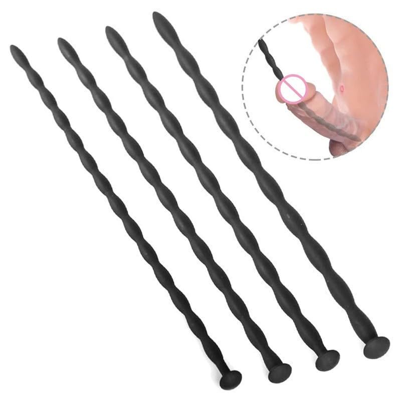 Image of 8PCS Silicone Soft Urethra Extra Long Catheter Urethra Plug Manual Masturbation Orgasm Device for Men 3 /4 /5 /6 /7 /8 /9 /10mm