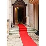 Movie Night Red Aisle Runner 24 in × 15 ft Red Carpet Event Runner Wedding Rug for Indoor Outdoor Wedding Party Decorations - Image 5