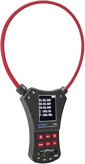 QDTimes ETCR7350 Ac 0.0A ~ 6000A Coil/Flexible Coil Clamp Power Meter Three Phase Clamp Power Factor Meter(ETCR7300)