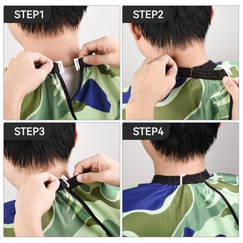 image for FaHaner Professional Hair Cutting Cape Waterproof Barber Cape with Adj