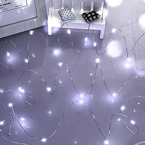 Blue Fairy Lights, Dalugo 30 LED 3m/10ft Battery Powered Blue Lights for Jubilee Decorations Party Bedroom Tent Garden Jars