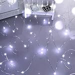 Dalugo – Dalugo Weiße Lichterkette Batterie, 5m 50 LED Lichterkette K