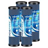 ICEPURE 1 Micron 10' x 2.5' Whole House PFOA/PFOS Carbon Water Filter Cartridge Replacement for DuPont WFPFC8002, WFPFC9001, SCWH...