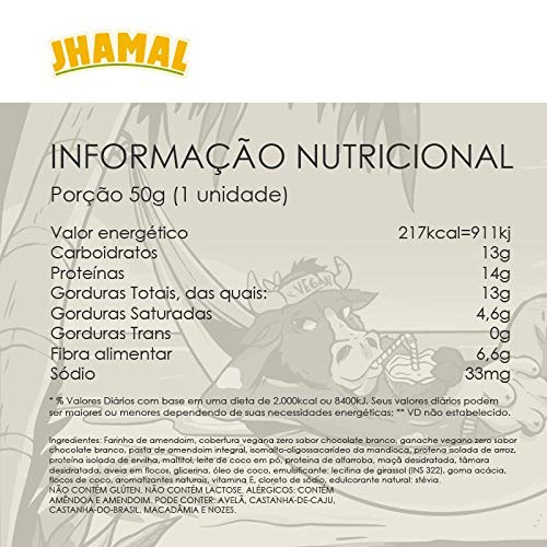 Barra de Proteina Vegan Protein Coco cream 12 Unidades de 50g