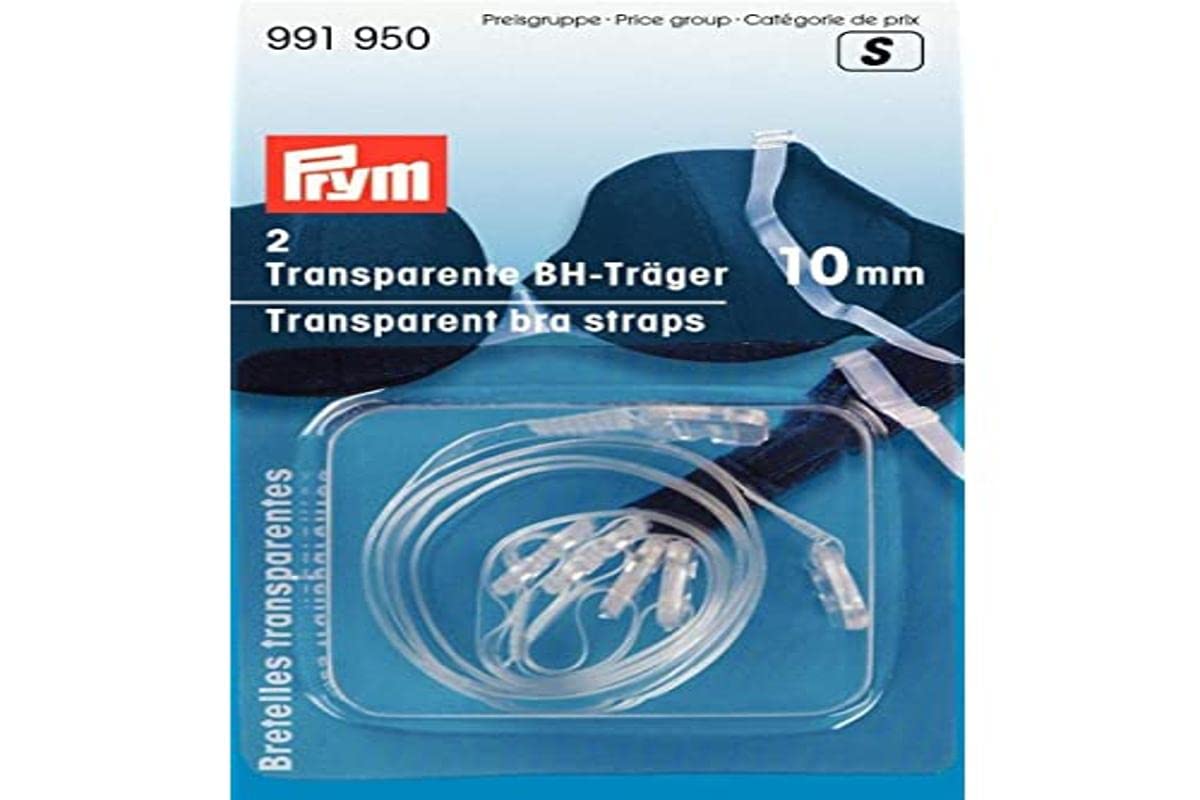 Prym - Transparent (10mm) Bra Straps - 1 Unit